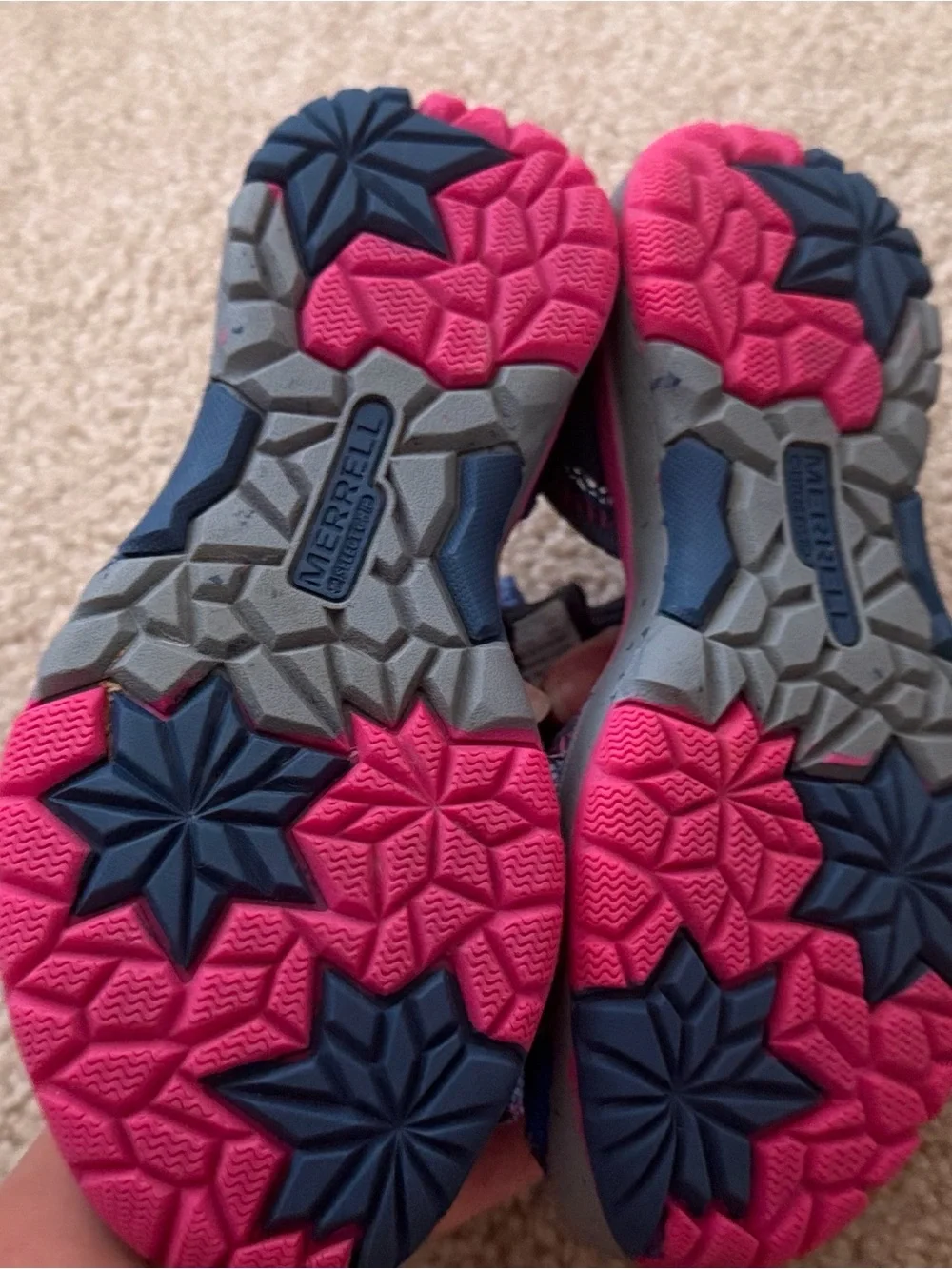 Merrell Kids' Navy and Pink Sandal Shoe